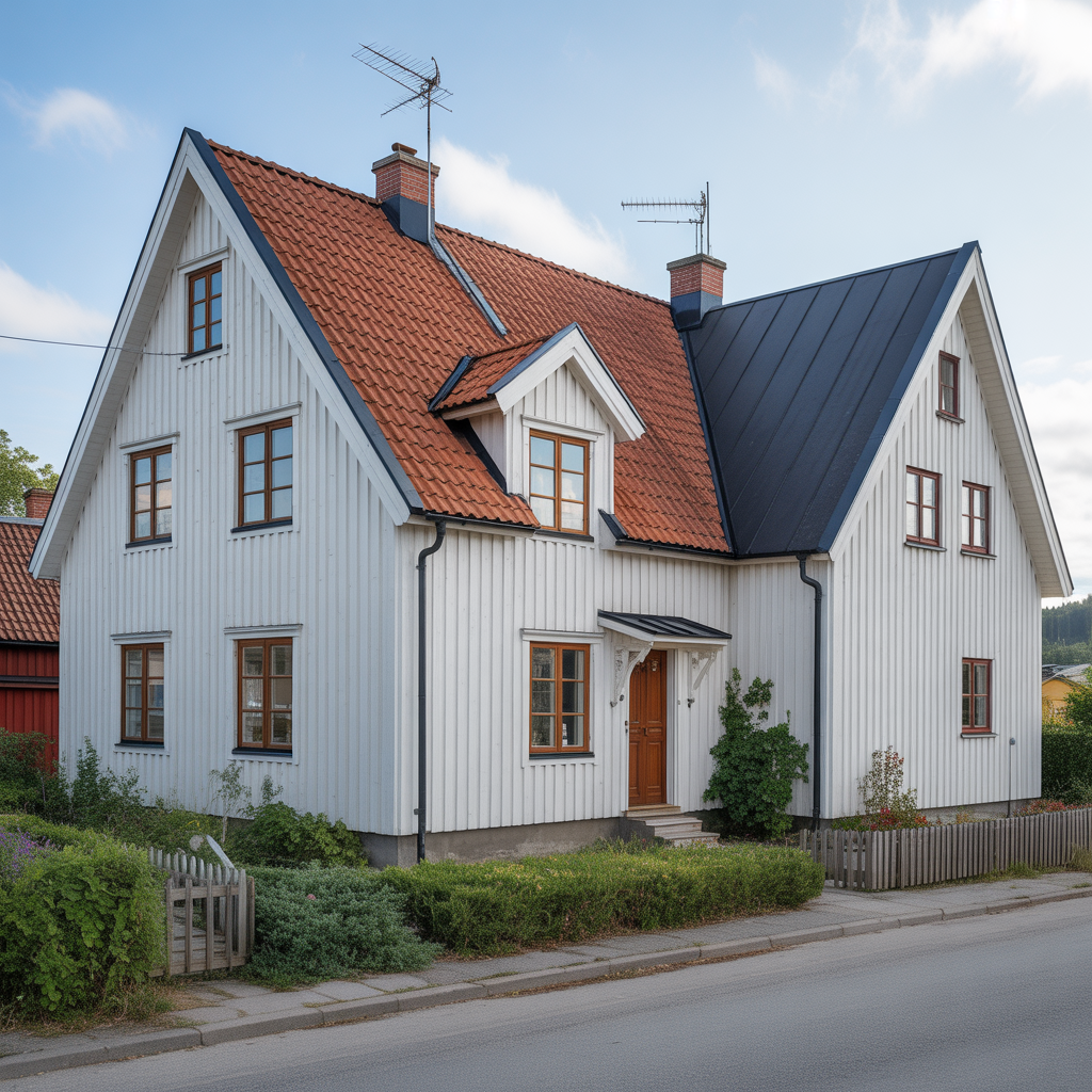 8.Skillnaderna mellan lutande och platta tak Vad ar ratt for dig