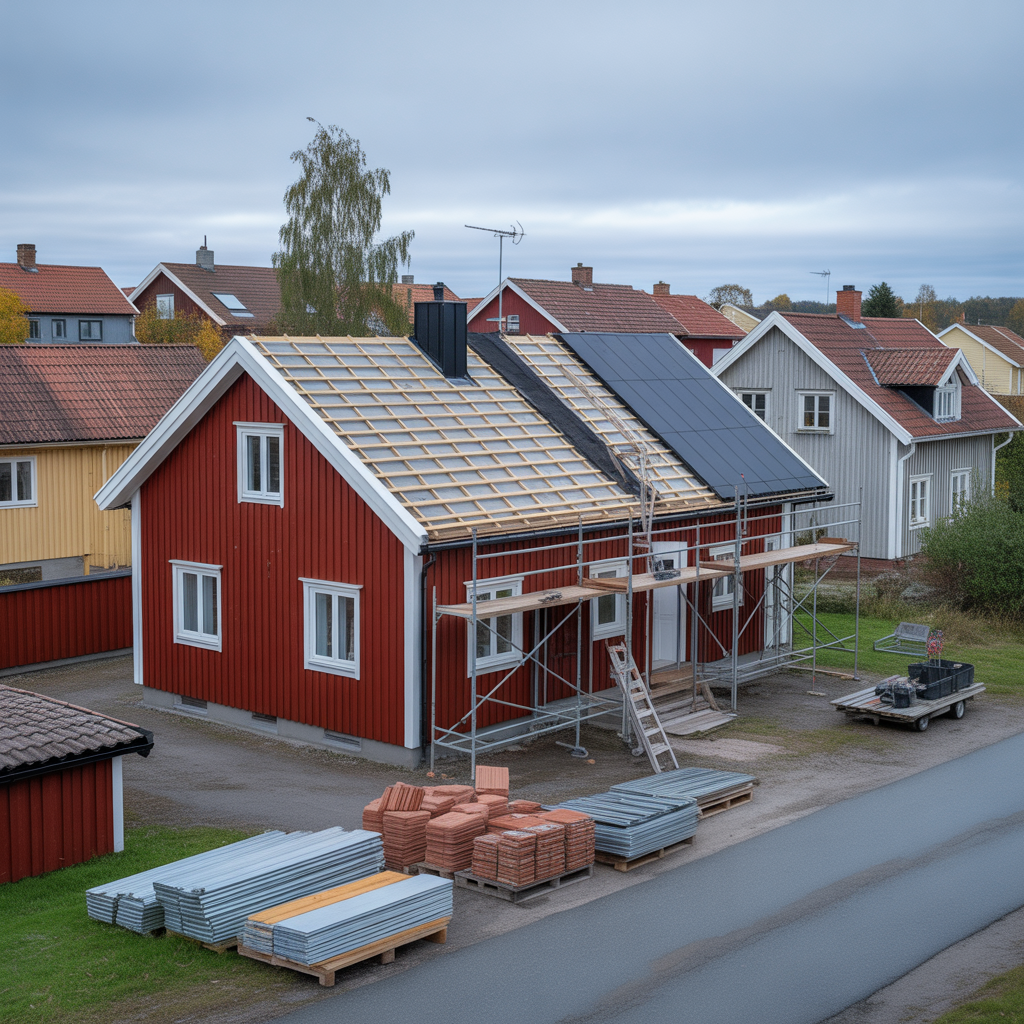 kostnad for takbyte 2025 i sormland sa paverkas priset